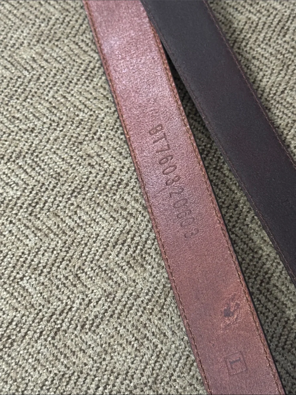 Bundle of 2 Fossil leather belts women’s sz L